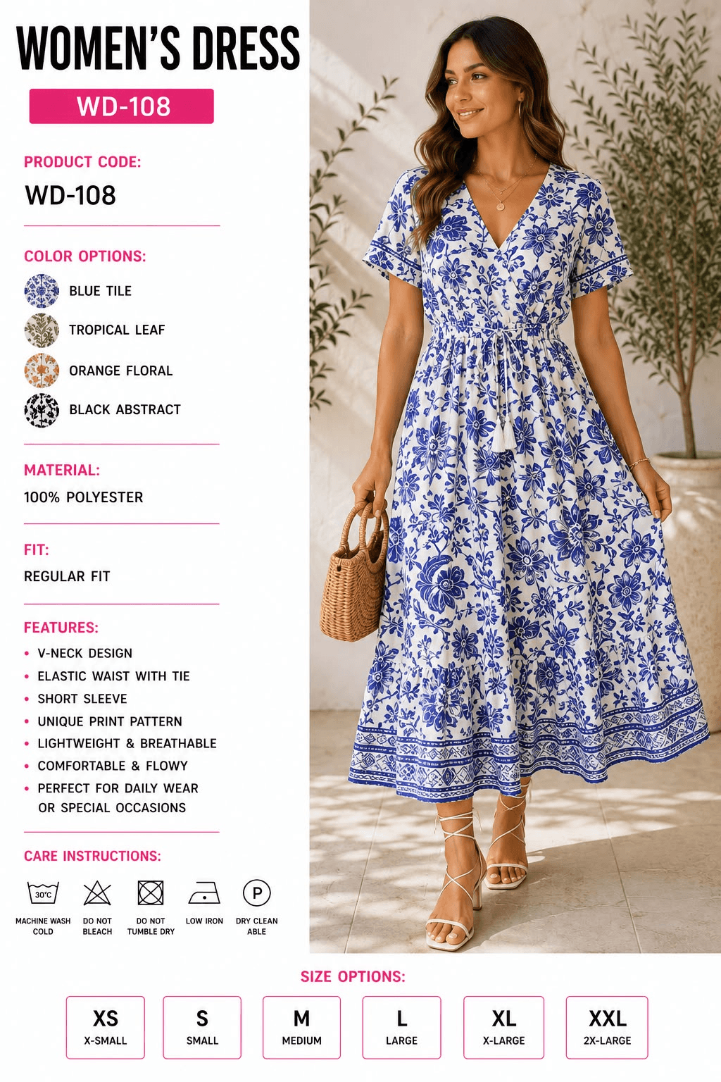 wd-108 Women's Dress | WD-108 - Görsel 1